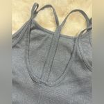 Nike Women’s Blue/Gray Stripe Tank Top Dry Fit Sz Medium Photo 2