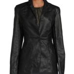 Max Studio Black Leather Jacket Photo 2