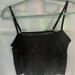 Aerie Black Crop Top Photo 1