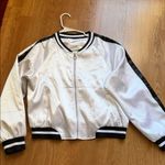 Zeagoo  White and Black Bomber Jacket Photo 10