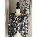 TOV faux leather snakeskin cropped jacket Photo 3