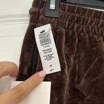 TNA Velour Wide Leg Pants Brown Photo 2