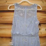 Mac Duggal 9222 Blue High Neck Sleeveless Embellished A Line Cocktail Dress Photo 11