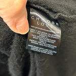 Generation Love Finley Faux Leather Sleeve Sweatshirt Black Size XS Photo 8