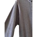 EUC Michael Brandon Long Sleeves Charcoal Black Hooded Shirt SZ S Gray Photo 1