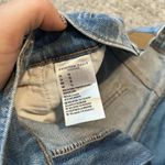 American Eagle ‎ Size 10 Washed High Rise Pleated Front Mom Jean Shorts Photo 5