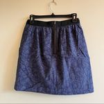 Ann Taylor FLORAL PRINT A LINE BACK ZIPPED LINED SKIRT SIZE 0 Photo 2