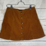 Topshop  • Mini Skirt • Corduroy • Brown • Spring • Summer • Beach • Size 6 Photo 8