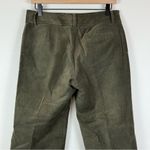 J. McLaughlin Pants Women's 6 Olive Green Corduroy Straight Leg Trousers Classic Photo 4