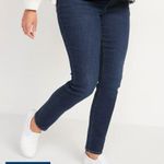 Old Navy Maternity jeans low panel pop icon dark wash sz 16 NWT stretch Photo 3