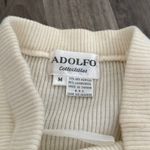 Vintage Adolfo Lambswool wool pleated Midi Dress Size M Photo 4