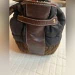 Kate Spade  Quilting Stevie Bag Women Black Brown Nylon Corduroy Leather Photo 3