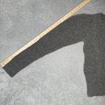 Something Navy  Cable Knit Sweater Womens Small Gray Puff Sleeve Multicolor Wool Photo 6