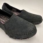 Skechers Women's Relaxed Fit Air Cooled Memory Foam Black Suede Sneakers Size 8 Photo 1
