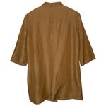 Doncaster  Vintage Linen Silk Blend 3/4 Sleeve Jacket Tan size 12 Photo 3
