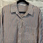 Stateside Women's Size Small Red/White/Blue Stripe Button Down Casual Shirt Photo 1