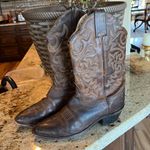 Dan Post  Leather Western Boots Cowboy Embroidered Brown Womens 6 Photo 3