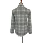 William Rast  Gray Plaid Button Up Shirt Jacket Shacket XS Photo 2