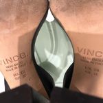 Vince  Alexa Colorblock Leather High Heels Black Tan Ankle Strap, Sz 6 Photo 13