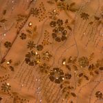 Peppermayo Sequin Beaded Tropical Orange Mini Dress- Size Large Photo 4