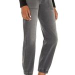 Mother Women’s Plus Size 33 The Wrapper Patch Springy Ankle Jeans Gray Photo 1