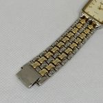 Capezio Copezio gold silver tone quartz watch 25mm case link bracelet 7.5” running Photo 5