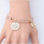 Daughter In Law Bracelet in Rose Gold Photo 3