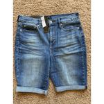 Banana Republic Banana‎ Republic Factory Medium Wash 10" Roll Cuff Denim Jean Shorts 30 NEW NWT Photo 2