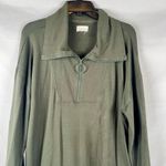 Lou & grey  Signaturesoft Quarter Zip Sweatshirt Olive Army Green XL Photo 1