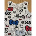 Hello Kitty B6 Women’s Junior’s  Print Semi Sheer Tank Off White size Medium Photo 1