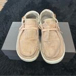 Hey Dude  tan glitter casual shoes sneakers women’s 8 Photo 3