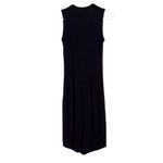 Aritzia  Wilfred Free Black Midi Column Knit Dress Minimalist Neutral Bodycon XS Photo 1