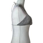 LAMARQUE Raeka Rhinestone Bralette in Silver Small New Womens Cropped Bra Photo 7