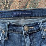Rock & Republic Dark Wash Straight Leg Jeans Mid Rise Distressed 28x26 Y2K Denim Photo 13