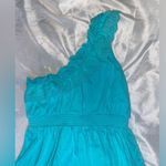 Aeropostale 2012 bright blue one shoulder ruffle mini dress Photo 1