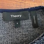 Theory Albita Long Sleeve Dress Stretch Speckle Knit 8 Navy Wool Blend Career Photo 5