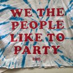 PINK - Victoria's Secret Pink Victoria’s Secret We The People Like To Party reworked tie dye t-shirt, S Photo 2