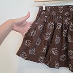 Faithfull the Brand Faithful the brand Anthropologie Eva brown floral shorts paper bag style size 2 Photo 6
