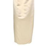 Bill Levkoff Strapless Ivory Satin Gown Wedding Formal 4 Bridesmaid Mother Bride Elegant Photo 3