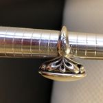 Sterling Silver ANN KING Mother of Pearl Cabochon Cut Out Ring Sz 6 NWOT Photo 12