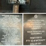 Nicole Miller  New Black Career Pants Flat Front Classic Trousers Women's Size 6 Photo 8