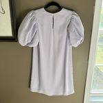 Amanda Uprichard  Lavender Puff Sleeve Mini Dress Photo 3