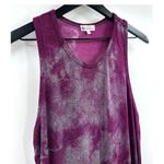 Evereve Sundry The Weekender Tank Dress  Berry Tie Dye Racerback Size 2 Medium Photo 1