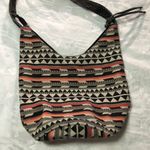 Super Cute Bohemian Aztec Design Sack Purse Brown Photo 3