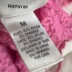 Frederick's of Hollywood Fredrick’s of Hollywood Size Medium Elegant Pink Lace Babydoll Camisole Top Y2K Photo 10