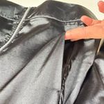 Puma NWT Black Satin Lux T7 Full Zip Elastic Lightweight Jacket Pockets Size S Photo 6