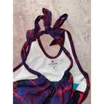 Athleta ‎ Halter Maxi Dress Sleeveless Casual Purple Red Print S Photo 4