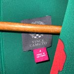 Vince Camuto  Floral Pebble Crepe Midi Dress in Green Size 4 Photo 12