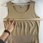 Talbots Vtg  L Cami Sweater Twin Set Button Cardigan Cottagecore Knit Beige Tan Photo 5