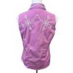 Vintage Rockies Sleeveless Purple Western Embroidered Button Up Blouse (M) EUC Pink Size M Photo 1
